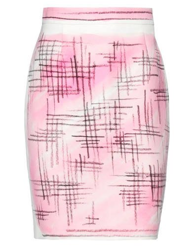 Moschino Couture Rosa Bianco Nero 2019 Runway Collection US 10 GONNA SOLO NUOVA CON ETICHETTE