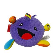 Fisher Price Giggle Gang Terry Purple Laughing Baby Tag Toy Plush 9"