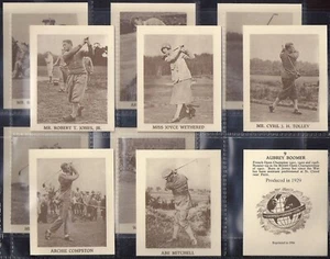 HP REPRINT-FULL SET- FAMOUS GOLFERS OF THE 1920'S 1996 (L11 CARDS) EXCELLENT+++ - Picture 1 of 1