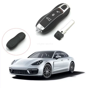 Remote Smart Key Fob Case Shell 3 Button FIT For Porsche Panamera Cayenne Macan - Picture 1 of 4