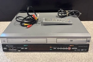 Pioneer DVR-RT500-S DVD RECORDER/ VCR Combo Player W/ Remote & Cords Working - Picture 1 of 9