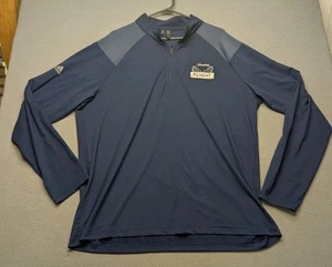 T-shirt Adidas uomo atletica manica lunga XL blu logo Yuengling volo - Foto 1 di 5
