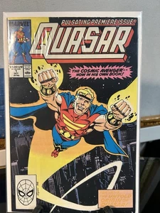 Marvel Comics Quasar #1 October 1989 - Picture 1 of 6