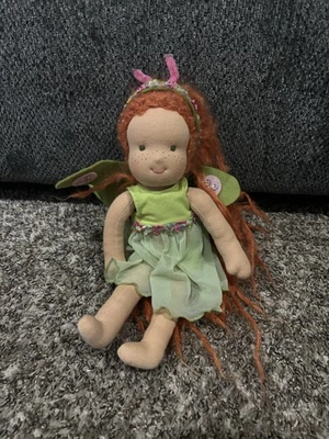 Mini It's Me Waldorf Doll, Elf, Butterfly Cloth Doll by Kathe Kruse Red Hair - Image 1 of 4