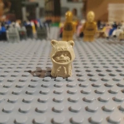 Lego Star Wars Ewok Capuz Bronzeado Paploo Minifigura sw0067 Do Conjunto 7139 Ewok Attack - Imagem 1 de 2