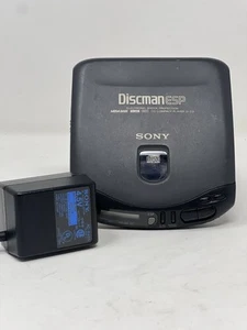 Reproductor de CD Sony Discman ESP D-231 Mega Bass negro probado/funcionando - Imagen 1 de 4