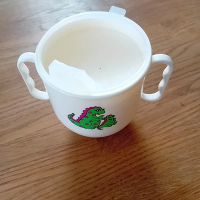 Trinklernbecher Steh auf Becher Tasse Baby Dino Trinkbecher - Bild 1 von 4