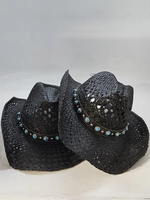 Lot of 2 Shyanne® Women's Alabama Straw Hat, Size 7 - Image 1 of 4