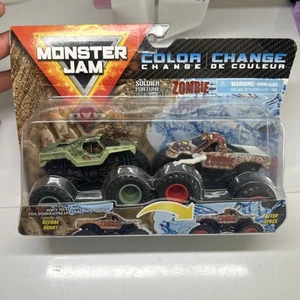Spin Master Monster Jam Soldat Glück und Zombie Schlamm Brandneu Versiegelt - Bild 1 von 23