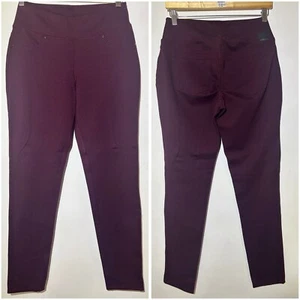 Jag Jeans Pull On Plum Jeggings Size Stretchy Skinny Pants Plum Size 10 - Picture 1 of 7