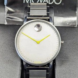 RAR! MOVADO Bold Uhr 40mm graues Zifferblatt & grüne Zeiger MF.04.1.34.6463 - IN BOX! - Bild 1 von 12