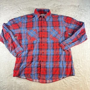 The Highlander Flannel by Bud Burma Button Up Long Sleeve Men's Large - Picture 1 of 8