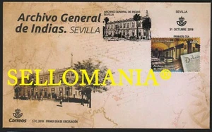 2018 ARCHIVO GENERAL DE INDIAS SEVILLA SEVILLE BOOKS LIBROS 5265 SPD FDC TC22454 - Bild 1 von 1
