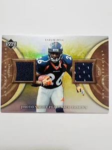 2007 Upper Deck Artifacts #PSF-TB Tatum Bell Photo Shoot Flashback Fabrics Green - Picture 1 of 2