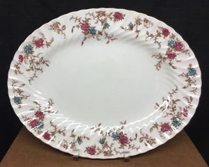 Minton Ancestral S-376 12" Ovale Servierplatte - Kranz BS - Bild 1 von 2