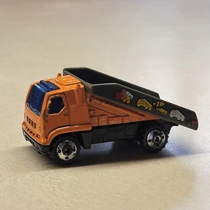 2002 MATCHBOX CAR CARRIER ORANGE 1/64 DIECAST TRUCK CAR - Picture 1 of 3