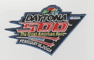 DAYTONA 500 THE GREAT AMERICAN RACE FEBUARY 16, 2003 NASCAR RACING PATCH - Picture 1 of 1