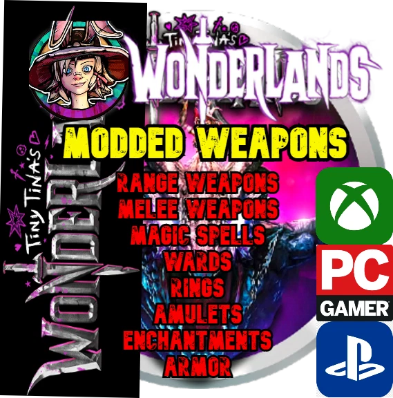 Tiny Tina's Wonderlands GODMODE Weapons XBOX PLAYSTATION PC Modded JETZT ONLINE - Bild 1 von 1