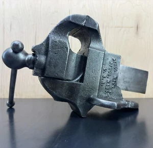 Made In USA Vintage ATHOL MACH. Co Schraubstock 3 1/2" Backen Athol, Masse USA - Bild 1 von 24