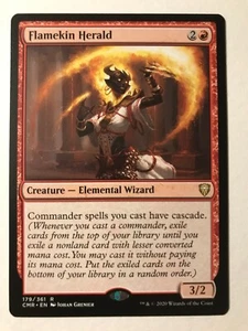FLAMEKIN HERALD Commander Legends MTG Magic the Gathering NM - Picture 1 of 1