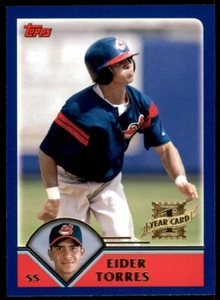 Topps Traded & Rookies 2003 #T214 Eider Torres novato - Imagen 1 de 2