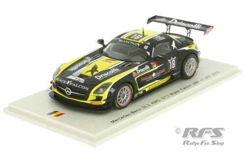 Mercedes Benz SLS AMG GT3 24h Spa 2015 Black Falcon 1:43 Spark SB 115 - Bild 1 von 1