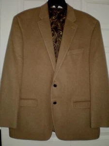 Giacca blazer Ralph Lauren cammello seta lana cashmere cappotto sportivo uomo 44 R come nuova - Foto 1 di 7