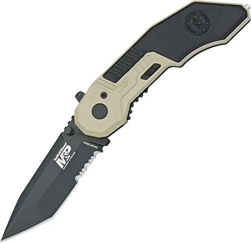 Smith & Wesson M&P SWMP3BSD 7.1" S.S Assisted Folding Knife w. 2.8" Serrate NEW - Image 1 of 4