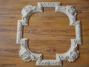 Stuck Rosette/Wandspiegel 102-531a - Gründerzeit, 4 teil. Rosette - Bild 1 von 1