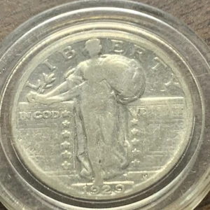 Cuarto Standing Liberty 1929 buen grado 90 % plata - Imagen 1 de 6