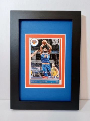 Mitchell Robinson New York Knicks Display Custom Framed Basketball Card Plaque Cover
