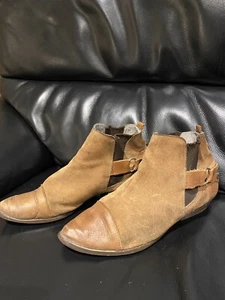 Botas de cuero y gamuza Dakota de colección - Talla 40 - ¡Lotes usados! - Imagen 1 de 8