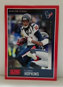 2020 Score DeAndre Hopkins  Red Parallel # 83 Houston Texans - Picture 1 of 2