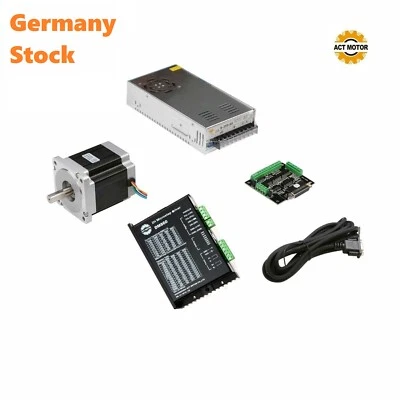 1Axis Nema 34 Stepper Motor 878oz-in 2A 100mm L=34mm ∅14mm &Driver Control CNC - Bild 1 von 4
