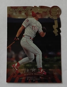 Rusty Greer 1998 Donruss Silver Press Proof Die Cut Card #'d 1500 Free Shipping! - Picture 1 of 6