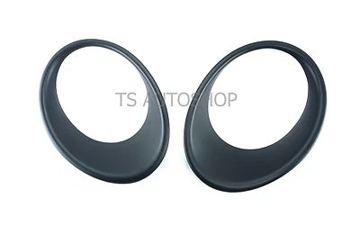 CUBIERTA DE LÁMPARA DE CABEZA NEGRA MATE PARA NISSAN JUKE 4 PUERTAS HATCHBACK 2011-2014 Foto 1 de 4