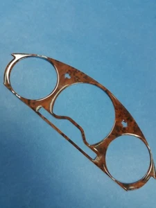 BURLWOOD PATTERN GAUGE BEZEL PANEL TRIM FOR 1995-1999 MERCEDES BENZ W210 E-CLASS - Bild 1 von 5