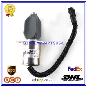 Solenoide de parada de cierre de combustible 3934972 12 V para piezas de equipo pesado Cummins - Imagen 1 de 8