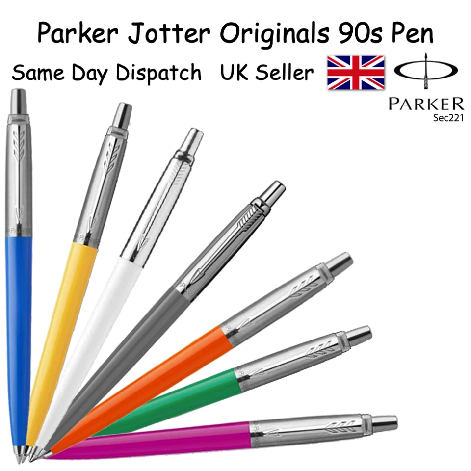 PARKER JOTTER AÑOS 90 BOLÍGRAFO RETRO BOLÍGRAFO BOLÍGRAFO CON CAJA DE REGALO GRATIS