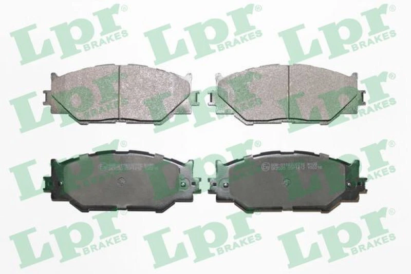 4 Plaquettes freins Avants 0446553020-0446553040 pour Lexus IS C IS II - Photo 1/1