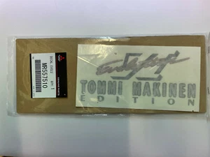 Adesivo decalcomania stivale posteriore originale OEM per Mitsubishi Lancer EVO VI Tommi Makinen - Foto 1 di 3