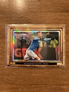 2022 Topps Finest MLS Alexander Callens Pitchuresque NYCFC Soccer - Picture 1 of 2