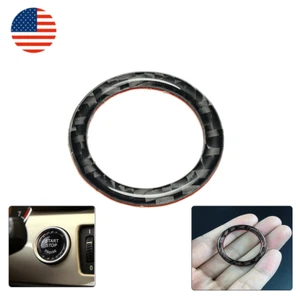 Carbon Fiber Car Engine Start Stop Ring Start-up coil For BMW e90 - Bild 1 von 12