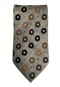 ROBERTO VILLINI Mens 100% Silk Necktie Floral NWT - Picture 1 of 9