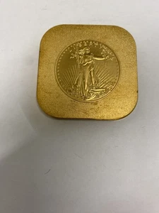 #35 1909 SAINT GAUDENS $20 24K Gold Plated Plate Coin 000081 - Picture 1 of 6