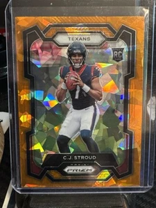 2023 Panini Prizm C.J. Stroud Rookie Orange Ice Prizm SSP 339 - Picture 1 of 2