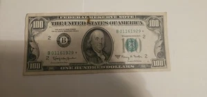 1963 A 100 dollar bill Star - Picture 1 of 5