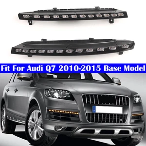LED DRL Daytime Running Light Turn Signal Lamp For Audi Q7 2010-2015 Base Model - Picture 1 of 9