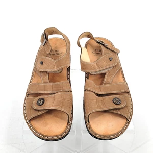 FINN COMFORT Sandalen Gomera hellbraun Nubukleder 8 D 38 verstellbar - Bild 1 von 10