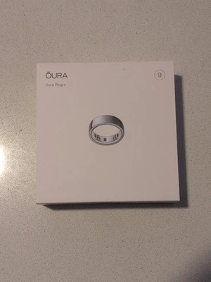 Oura Ring Gen 4 Size 9 Silver *NEW UNOPENED BOX* - Image 1 of 2